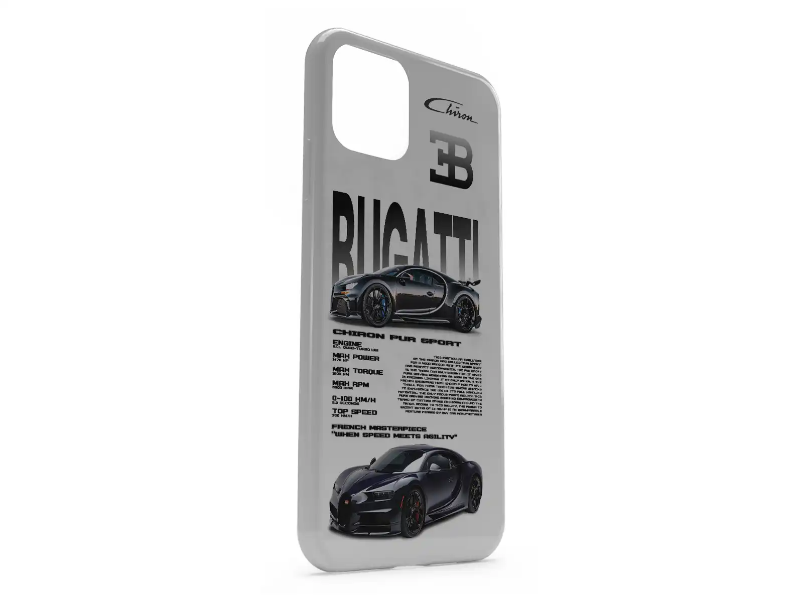 Bugatti iPhone Silicone Case High-End Series 